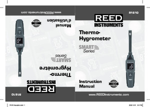REED R1610 Thermo-Hygrometer, Bluetooth Smart Series