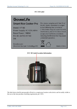 GoveeLife Smart Rice Cooker Pro