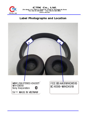 Electronic Corp  Casque Audio Sans fil Sony WHCH510