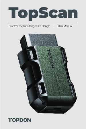 TOPSCAN Bluetooth Vehicle Diagnostic Dongle by TOPDON