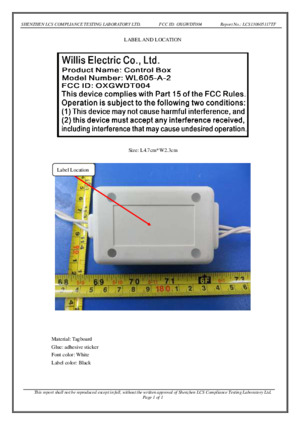 Willis Electric CO.,LTD.