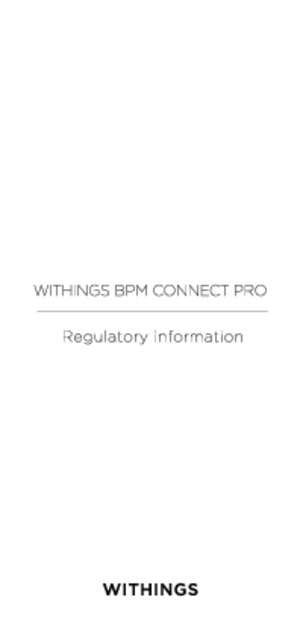 withings bpm connect troubleshooting 